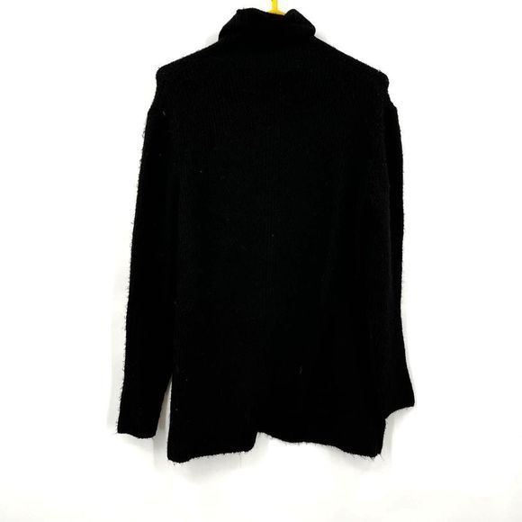 Sweet Romeo Ribbed Turtleneck Tunic Sweater High Low Size Small Style SR9757R - Picture 8 of 8